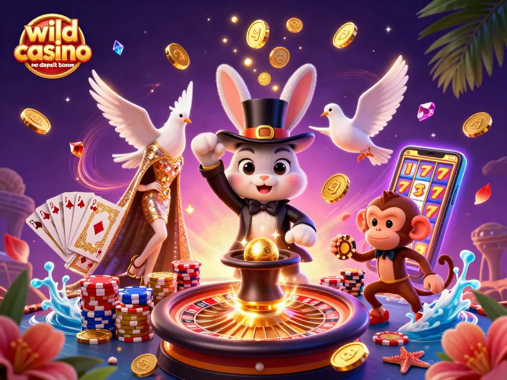 Win with the wild casino no deposit bonus while enjoying a magical casino experience!