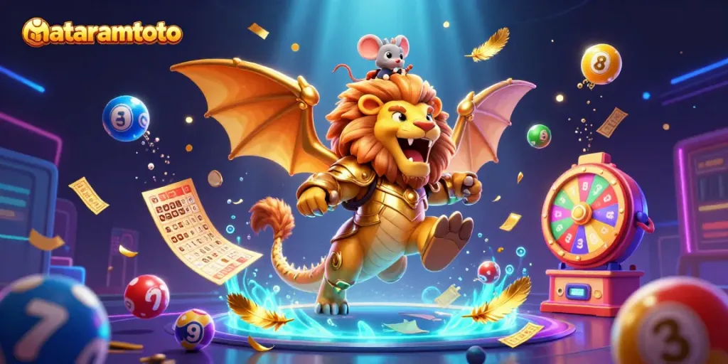 Experience winning with mataramtoto through a vibrant scene of gambling excitement.