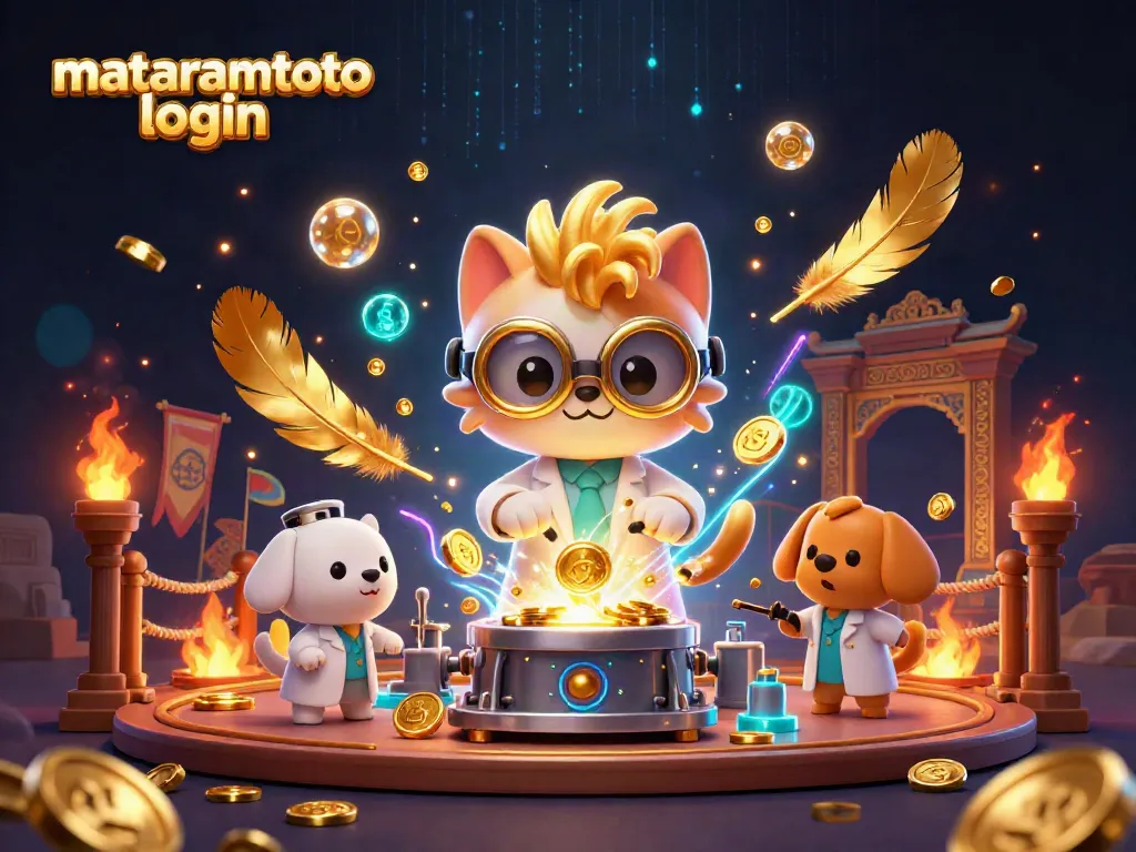 Experience thrilling gameplay at mataramtoto login with gold coins and vibrant casino atmosphere.