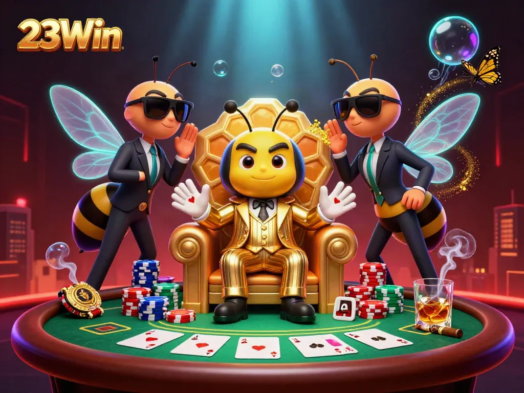 Experience thrilling poker games with 23Win in a vibrant, secretive mob scene