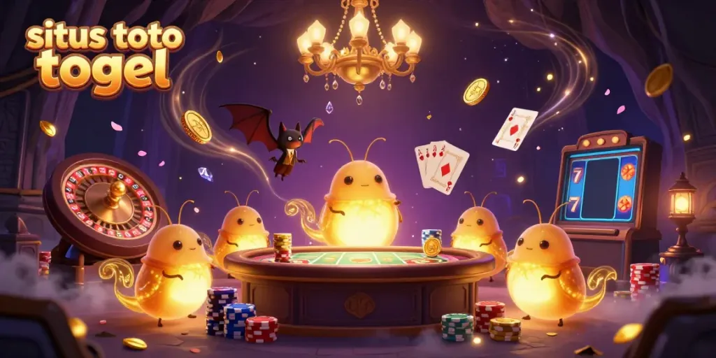 Experience the enchanting glowworms as they illuminate the cave casino space, showcasing the situs toto togel gaming excitement.