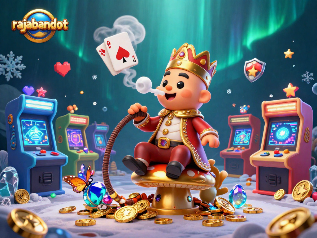 Membuka permainan rajabandot dengan karakter kartun 3D terperinci dan elemen kasino yang menakjubkan.