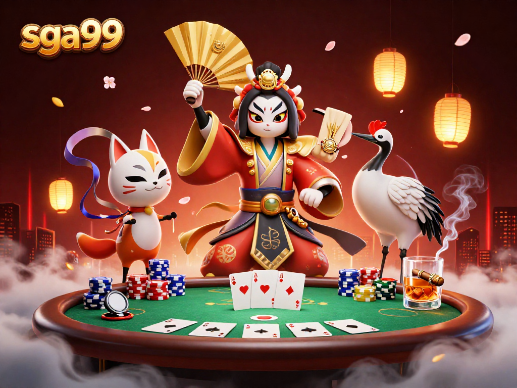 Experience unparalleled poker excitement with sga99, illustrated in captivating 3D detail.