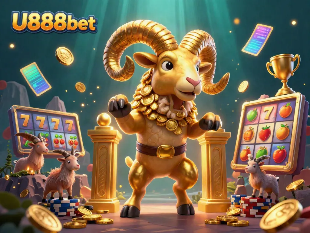 Experience thrilling gameplay with U888bet's dynamic gaming elements and cartoon characters.