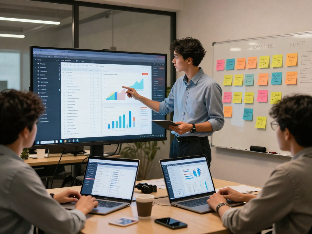 Purchase app installs analysis in a dynamic office setting.
