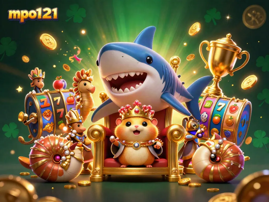 Experience excitement with mpo1221 as a golden hamster king reigns over dynamic slot reels.