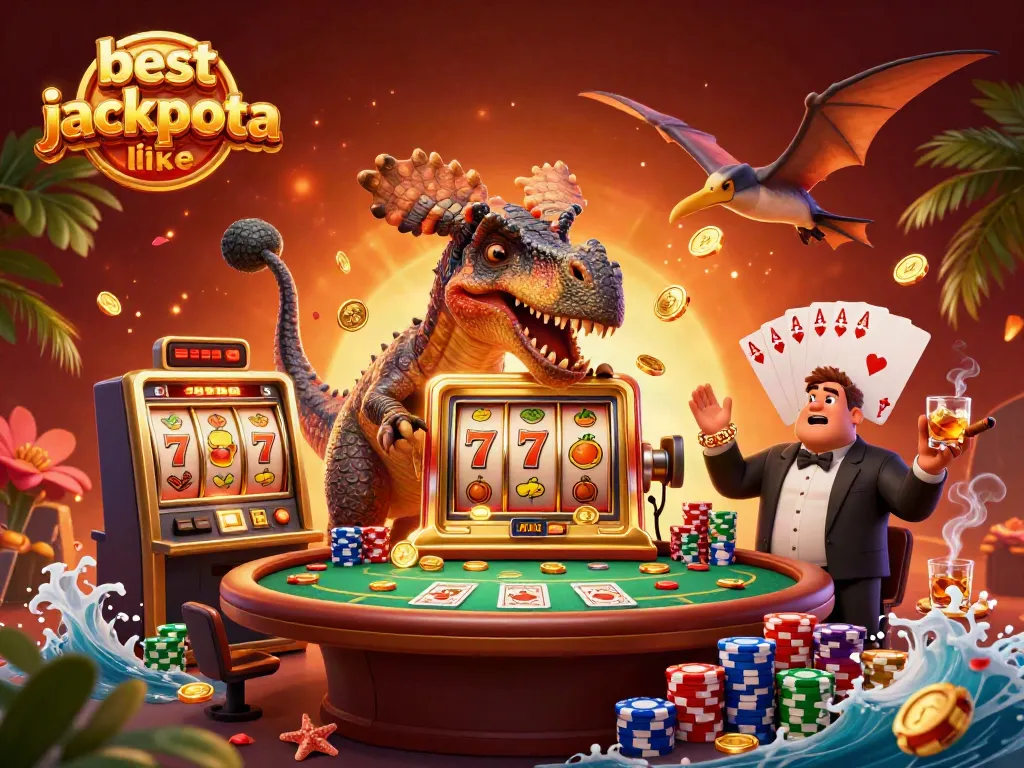 Catch jackpot wins with the best sites like jackpota, featuring dazzling coins and vibrant casino elements.